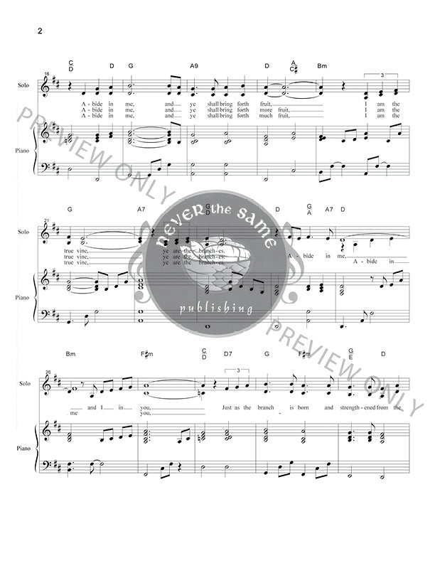 Abide In Me