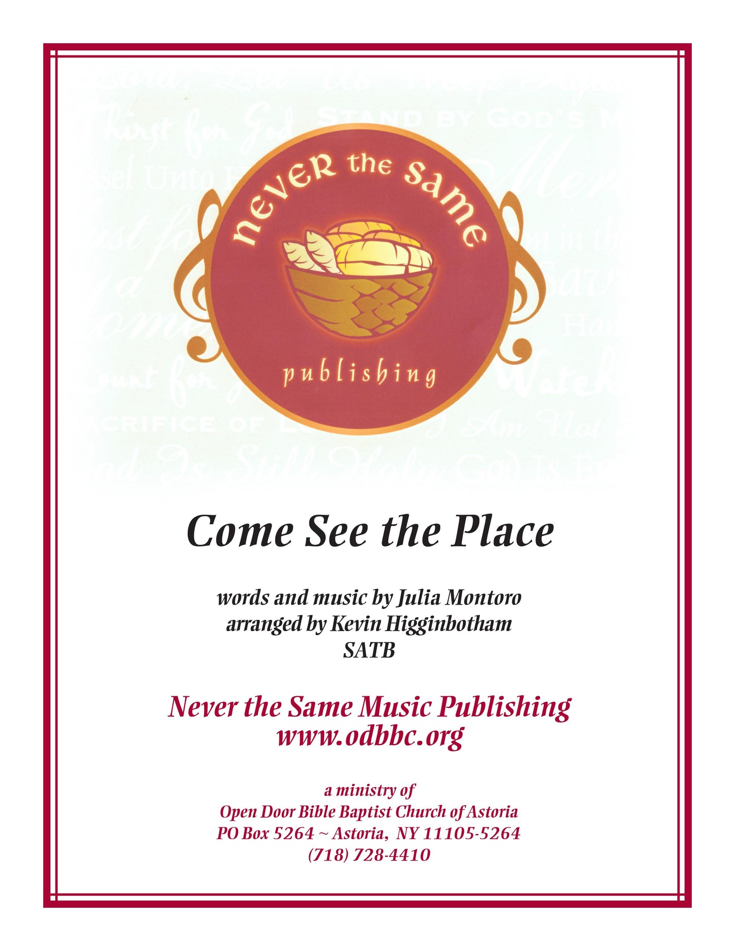 Come See The Place